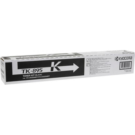 Kyocera FS C8020/8025N BLACK TONER (TK-895K) - (1T02K00NL0)