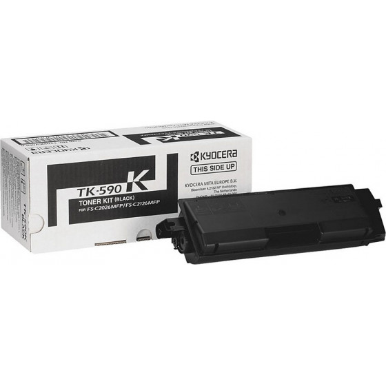 Kyocera FS-C2026/ECOSYS P6026CDN/M6026CDN/M6526CDN/M6026CIDN/M6526CIDN/ BLACK TONER (7.2k) (TK-590K) - (1T02KV0NL0)