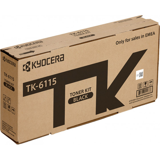 Kyocera M-4125IDN TONER BLACK (TK-6115) - (1T02P10NL0)