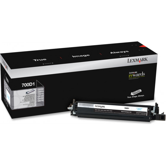 Lexmark 700D1 DEVELOPER UNIT BLACK (40k) - (70C0D10)