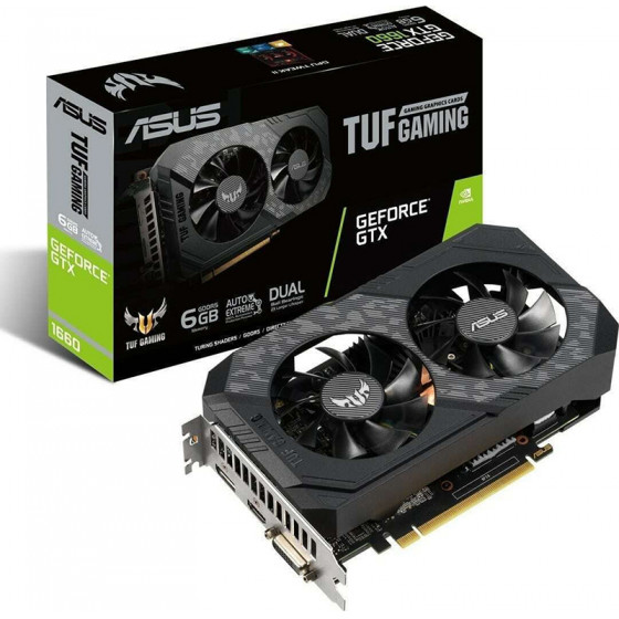 Asus GeForce GTX 1660Ti TUF EVO GamingOC 6GB NON-LHR - (90YV0CT7-M0NA00)