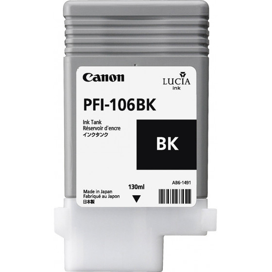 Canon ������ Inkjet PFI-106BK Black - (6621B001)