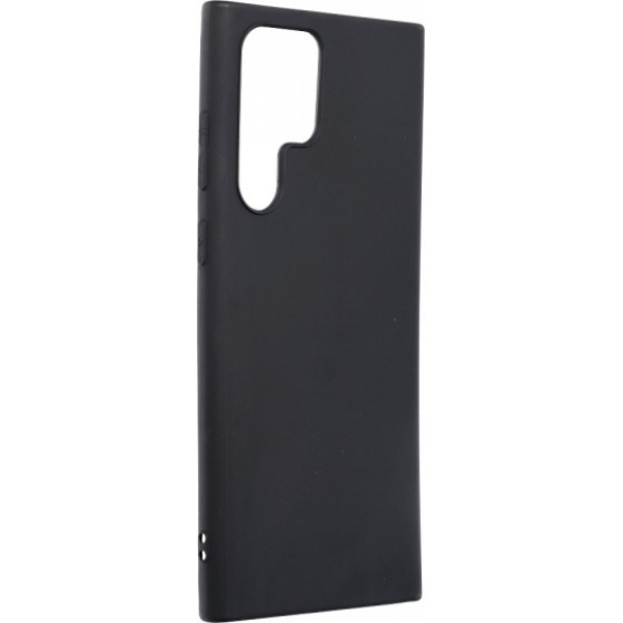 Senso SOFT TOUCH Samsung S22 Ultra black backcover - (SESTSAMS22UB)