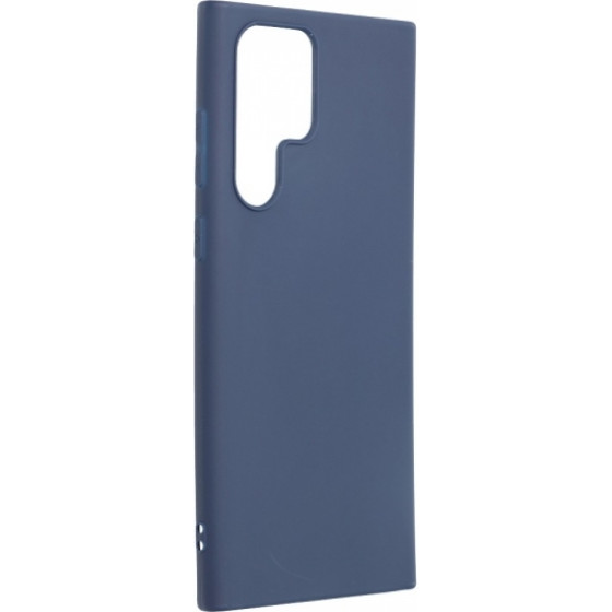 Senso SOFT TOUCH Samsung S22 Ultra blue backcover - (SESTSAMS22UBL)
