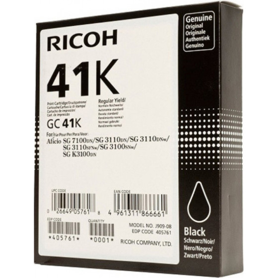 Ricoh AFICIO SG3100 SERIES INK BLACK (2.5k) - (405761)