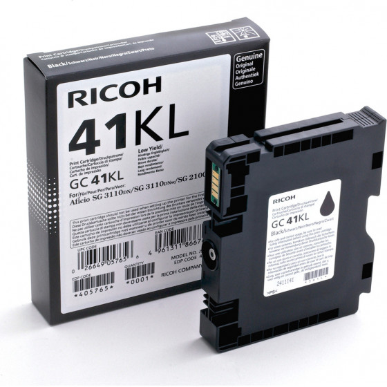 Ricoh GC 41KL GEL INK BLACK 600p (GC-41KL) - (405765)