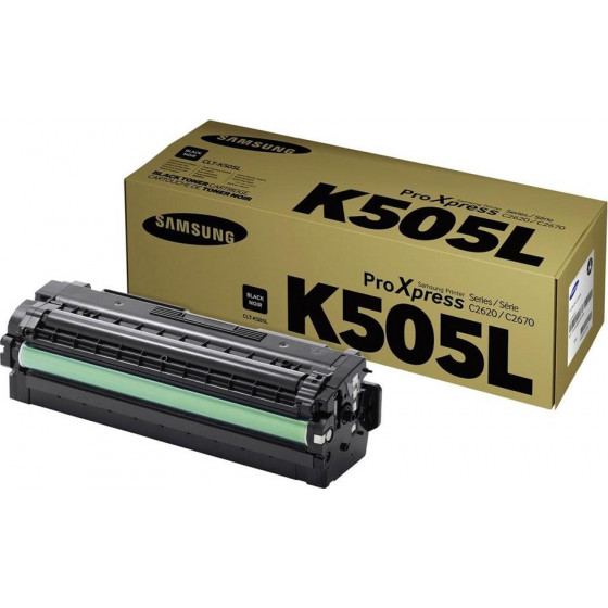 Samsung CLT-K505L H-Yield Blk Toner Cartridge - (SU168A)