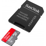 SanDisk Ultra microSDXC 64GB Class 10 with Adapter Photo - (SDSQUNR-064G-GN6TA)
