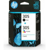 HP 305 ink cartridge black/tri-colour - (6ZD17AE)