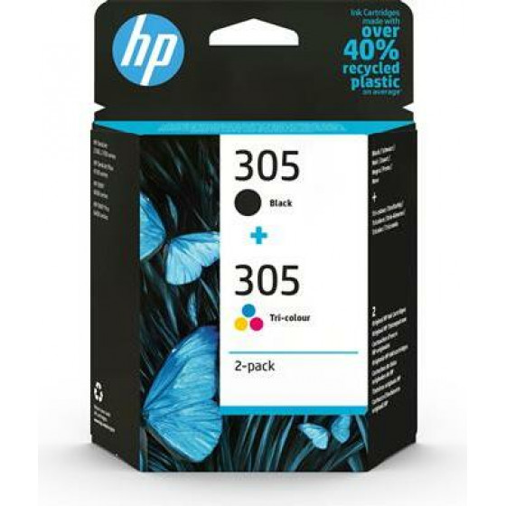 HP 305 ink cartridge black/tri-colour - (6ZD17AE)