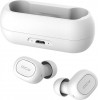 QCY T1C TWS WHITE True Wireless Earbuds 5.0 Bluetooth Headphones 80hrs