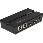 DeLock USB 2.0 switch 2x USB Type B �� 2x USB, �� �������, ����� - (11492)