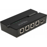 DeLock USB 2.0 switch 4x USB Type B �� USB, �� �������, ����� - (11493)