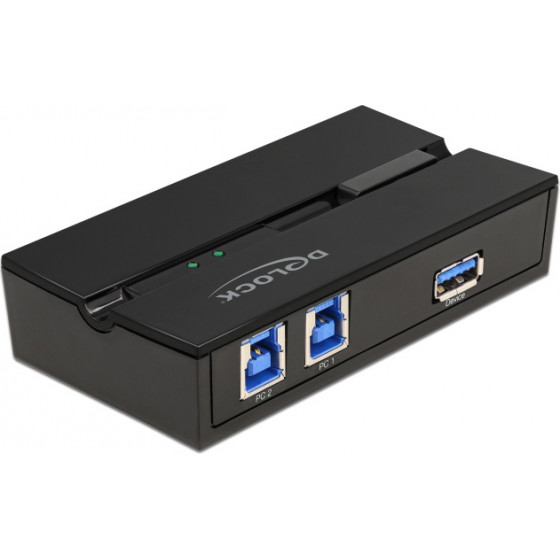 DeLock USB 3.0 switch 2x USB Type B �� USB, �� �������, ����� - (11495)