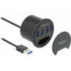 DeLock USB hub 4x USB 3.2 Gen 1, 5Gbps, 60mm, ����� - (64153)