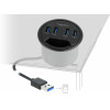 DeLock USB hub 4x USB 3.2 Gen 1, 5Gbps, 60mm, ����� - (64153)