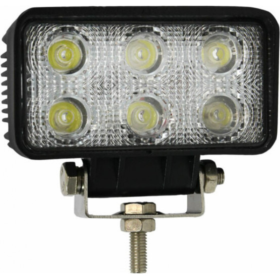 Amio ��������� �������� WORKING LAMP 6LED 12-60V 18W 6000K 111x61x55mm AWL02