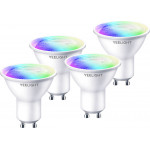 Yeelight smart ����� LED YLDP004-A WiFi, 4.5W GU10, 2700-6500K RGB, 4��� - (YLDP004-A-4)