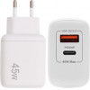 Lamtech charger USB QC3.0/Type C 45W - (LAM023541)