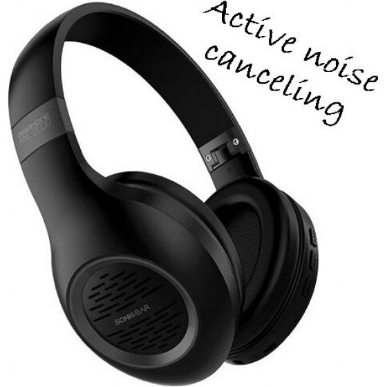 Sonic Gear bluetooth noise cancel headphones airphone ANC 2000 G.METAL - (ANC2000GM)