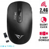 Alcatroz wireless two way dongle (USB+TYPE-C) silent mouse black - (AM5CB)