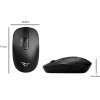 Alcatroz wireless two way dongle (USB+TYPE-C) silent mouse black - (AM5CB)