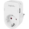 Logilink Protection Socket 1 x Schuko with USB/Type-C - (PA0259)