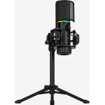 Streamplify MIC RGB microphone, USB-A, Black - incl. Tripod - (GAPL-1216)