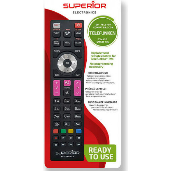 Superior replacement remote control for Telefunken - (SUPTRB016)