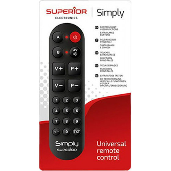 Superior SIMPLY NUMERIC remote control - (SUPTLB002)