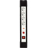 Nedis EXS430SPF1PRO Extension socket with surge protection 4-WAY 3.00m 3500W 16A black/white