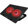 NOD EF5 notebook cooler with 2x125mm red led fans