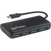Manhattan IUSB31C-HUB430M - USB 3.2 Gen 1/4-port hub
