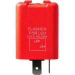 M-Tech LED FLASHER (��������) 2 ������ (L+-) 30x30x30mm - 1���