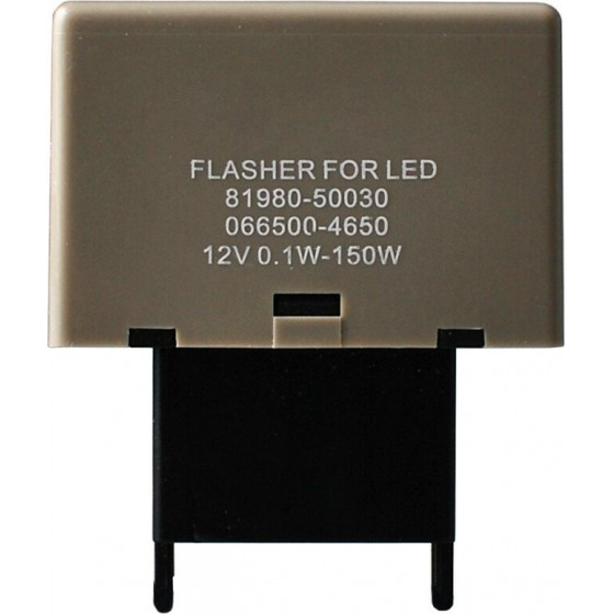 M-Tech LED FLASHER (��������) 8 ������ (L+-) 40x30x27mm - 1���