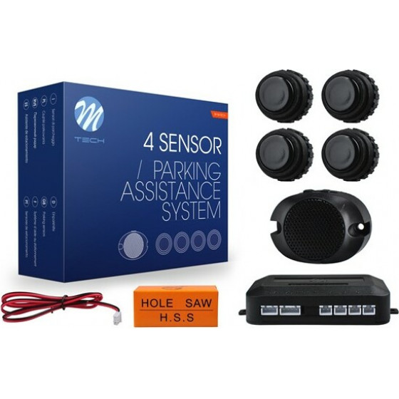 M-Tech ������� ������������� 12V �� 4 ���������� (�����) 22mm (�������� ���������) ��� BUZZER