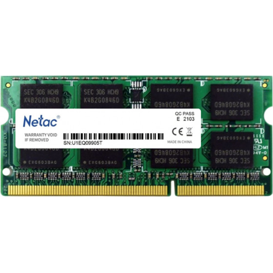 Netac ����� DDR3L SODIMM 8GB, 1600MHz, CL11 - (NTBSD3N16SP-08)