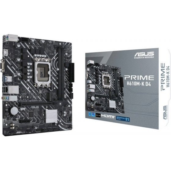 Asus PRIME H610M-K D4,DDR4, 1700, MATX - (90MB1A10-M0EAY0)
