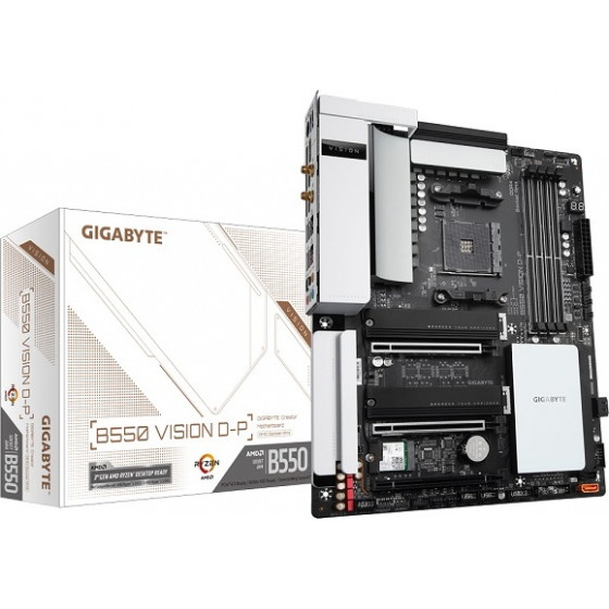 Gigabyte B550 VISION D-P 1.1, AM4 ,ATX - (GAB55VSDP-00-G11)