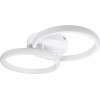 GloboStar CORA ��������� ������ Design LED CCT 18W 2160lm 300� AC 220-240V - �������� �������� ���� �������� On/Off All In One ����� 6000k+������ 4500k+����� 2700k �36 x �20.5 x �7cm - ����� - (61059)