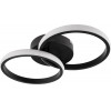 GloboStar CORA ��������� ������ Design LED CCT 18W 2160lm 300� AC 220-240V - �������� �������� ���� �������� On/Off All In One ����� 6000k+������ 4500k+����� 2700k �36 x �20.5 x �7cm - ����� - (61058)