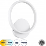 GloboStar TED ��������� ������ - ������ Design LED CCT 9W 1080lm 300� AC 220-240V - �������� �������� ���� �������� On/Off All In One ����� 6000k+������ 4500k+����� 2700k �20 x �5.5 x �23cm - ����� - (61071)