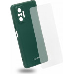 Egoboo Case Tpu Pine Green +Tempered Glass(Xiaomi Redmi Note 10S) - (XNOT10PDTPUGRNGL)