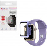 Volte-Tel Tempered Glass Apple Watch 40mm 1.57'' 9H 0.30mm Pc Edge Cover With Key 3D Full Glue Full Cover Purple - (5205308305139)