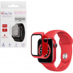 Volte-Tel Tempered Glass Apple Watch 40mm 1.57'' 9H 0.30mm Pc Edge Cover With Key 3D Full Glue Full Cover Red - (5205308305115)