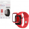 Volte-Tel Tempered Glass Apple Watch 41mm 1.69'' 9H 0.30mm Pc Edge Cover With Key 3D Full Glue Full Cover Red - (5205308305160)