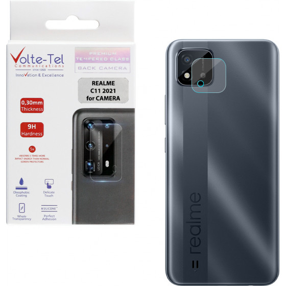 Volte-Tel Tempered Glass Realme C11 2021 6.52'' 9H 0.30mm For Camera - (5205308305313)