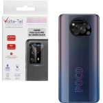 Volte-Tel Tempered Glass Xiaomi Poco X3/X3 Pro 6.67'' 9H 0.25mm 3D Curved For Camera Black - (5205308305559)