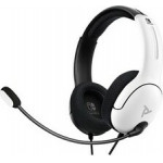 PDP Wired Stereo Gaming Headset: Black & White LVL40 Nintendo Switch, Nintendo Switch Lite, Nintendo Switch (OLED Model) - (500-162-BW-EU)