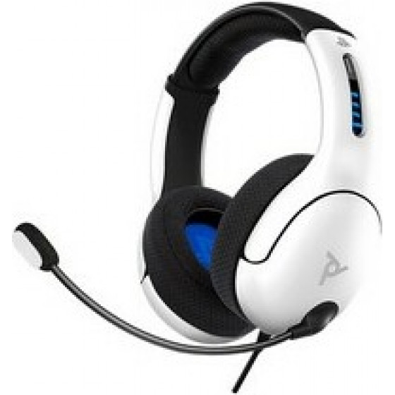PDP Gaming LVL50 Wireless Stereo Gaming Headset: White - PC, PlayStation 4, PlayStation 5 - (051-049-EU-WH)